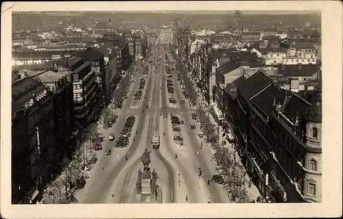 Ak Praha Prag Tschechien, Straßenansicht