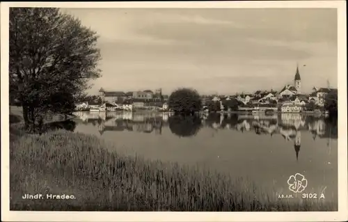 Ak Jindřichův Hradec Neuhaus Südböhmen, Panorama