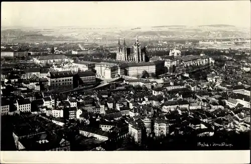 Foto Ak Praha Prag, Hradcany, Hradschin, Stadtpanorama