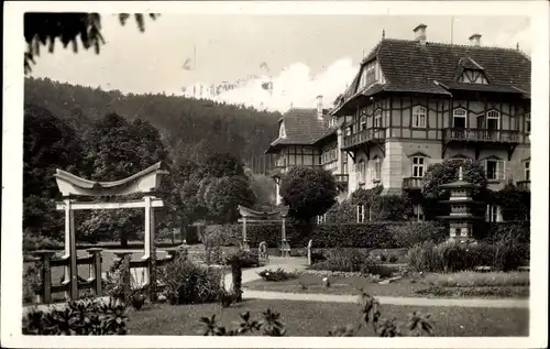 Ak Luhačovice Bad Luhatschowitz Region Zlin, Japonska zahrada