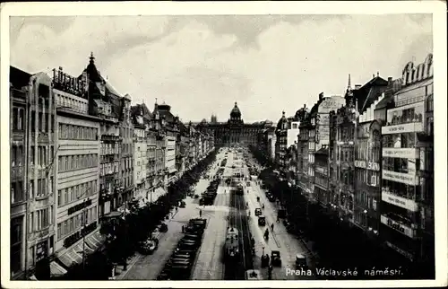 Ak Praha Prag Tschechien, Václavské náměstí, Wenzelsplatz