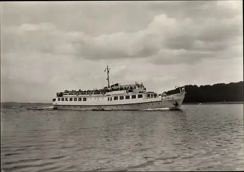 Ak Weiße Flotte Stralsund, Fahrgastschiff MS Seebad Ahlbeck