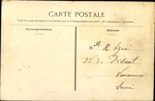 Ak Orléans Loiret, Eglise Saint Paterne