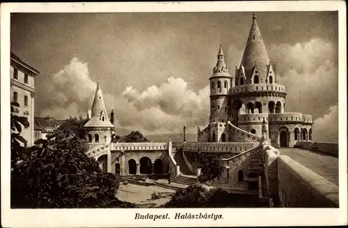 Ak Budapest Ungarn, Fischerbastei