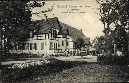 Ak Marienfeld Harsewinkel Westfalen, Gasthof Deutsches Haus