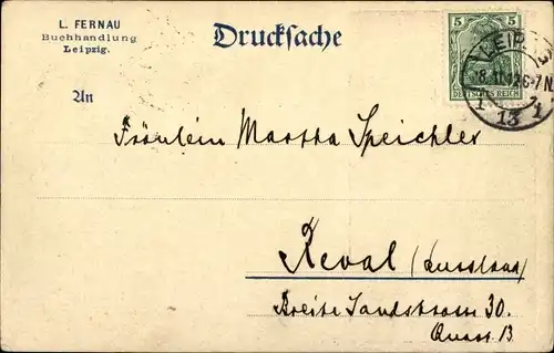 Ak Der Kalendermann, Auerbach's Deutscher Kinderkalender, rauchender Mann