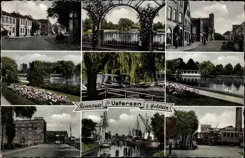 Ak Uetersen in Holstein, Detailansichten