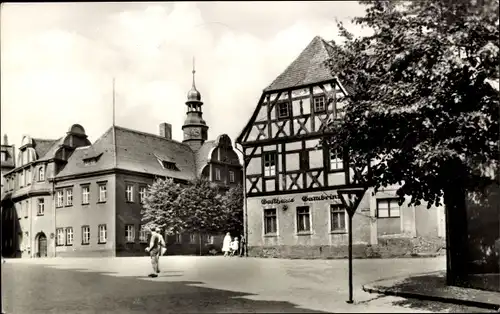 Ak Ronneburg in Thüringen, Gasthaus Gambrinus