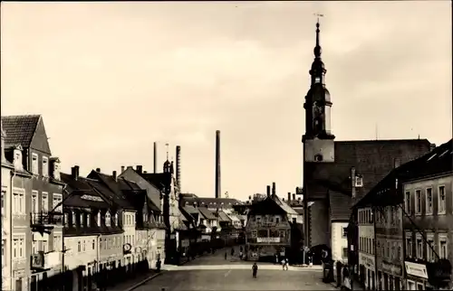 Ak Lunzenau in Sachsen, Markt