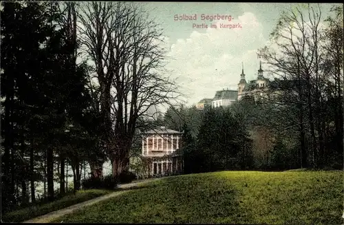 Ak Bad Segeberg in Schleswig Holstein, Partie im Kurpark