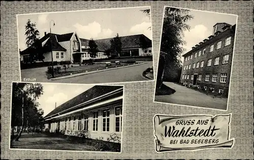 Ak Wahlstedt Kreis Segeberg, Erlhoff, Häuser