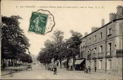 Ak Le Vésinet Yvelines, Avenue Carnot