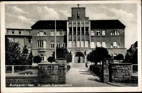 Ak Dudweiler Saarbrücken im Saarland, St. Josefs Krankenhaus
