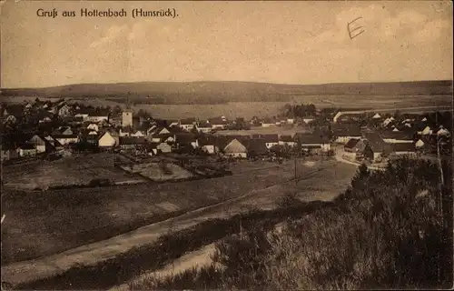 Ak Hottenbach im Hunsrück, Blick auf den Ort