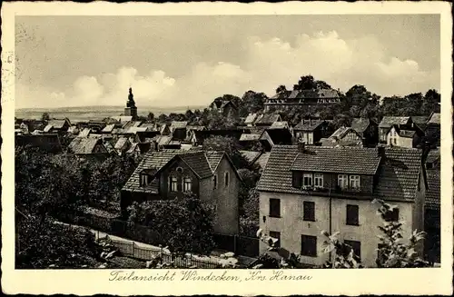 Ak Windecken Nidderau Main-Kinzig-Kreis, Teilansicht der Ortschaft