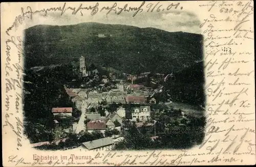 Ak Eppstein im Taunus, Totalansicht der Ortschaft