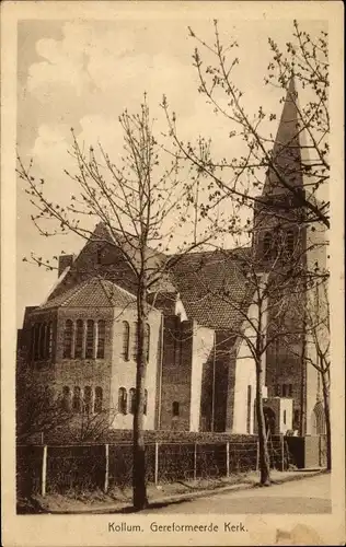 Ak Kollum Kollumerland en Nieuwkruisland Friesland, Gereformeerde Kerk