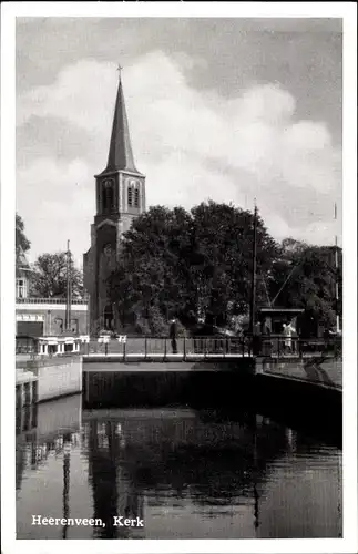 Ak Heerenveen It Hearrenfean Friesland Niederlande, Kerk