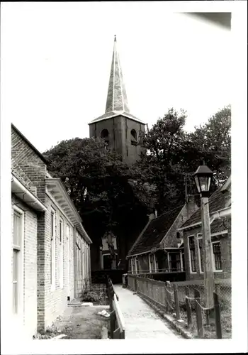 Foto Ak Menaldum Waadhoeke Niederlande, Kerk