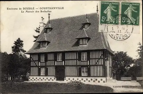 Ak Goustranville Calvados, Le Manoir des Breholles