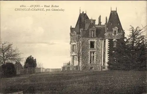 Ak Chenillé Changé Maine et Loire, Chateau du Haut Rocher