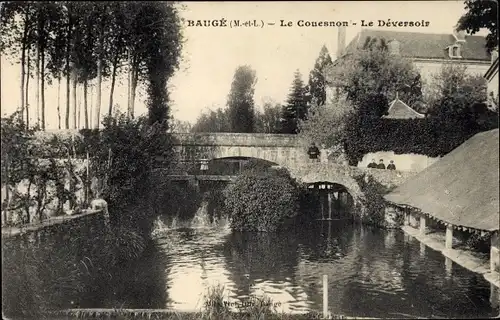 Ak Baugé Maine et Loire, Le Couesnon, Le Deversoir