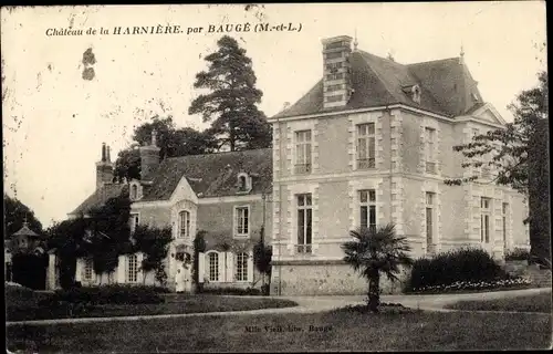 Ak Baugé Maine et Loire, Chateau de la Harniere