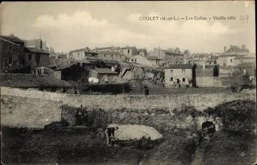 Ak Cholet Maine et Loire, Les Calins, Vieille ville