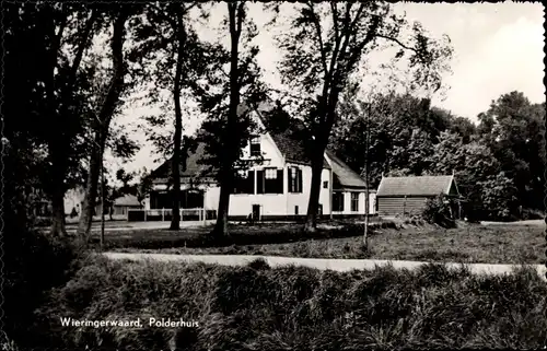 Ak Wieringerwaard Nordholland Niederlande, Polderhuis