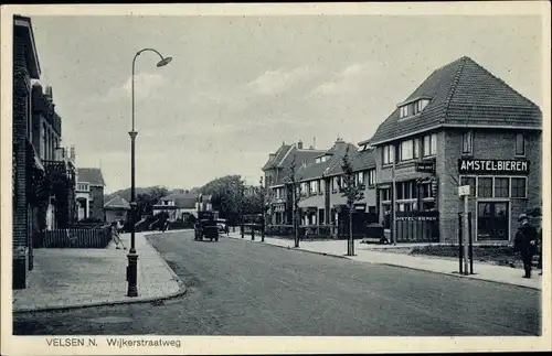 Ak Velsen Noord Nordholland Niederlande, Wijkerstraatweg