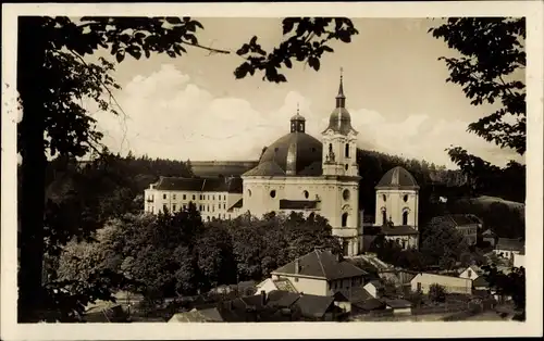 Ak Křtiny Kiritein Südmähren, Wallfahrtskirche