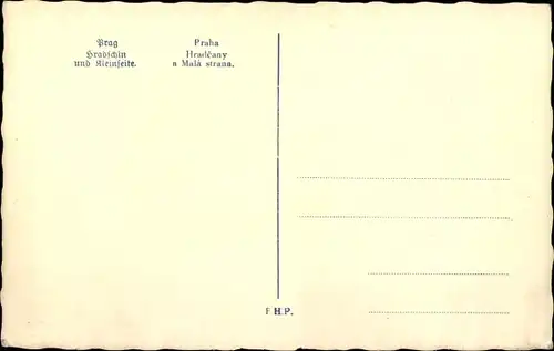 Ak Praha Prag Tschechien, Hradcany, Hradschin, Mala strana, Kleinseite, Nachtbeleuchtung