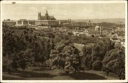 Ak Praha Prag Tschechien, Hradcany, Hradschin, Panorama