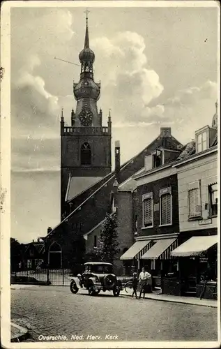 Ak Overschie Rotterdam Südholland, Ned. Herv. Kerk