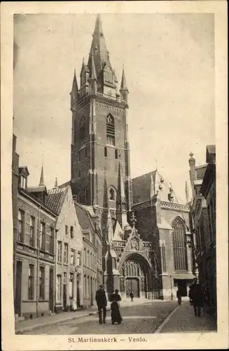 Ak Venlo Limburg Niederlande, St. Martinuskerk