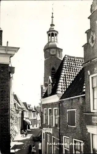 Ak Blokzijl Overijssel Niederlande, Kerkstraat