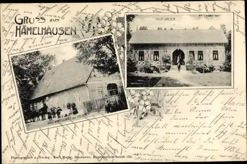 Ak Hämelhausen in Niedersachsen, Villa Dreyer, Gastwirtschaft v. Meyer