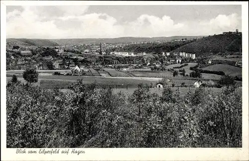 Ak Hagen in Westfalen, Panorama, Blick v. Eilperfeld