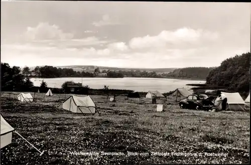 Ak Freilingen im Westerwald, Seenplatte, Zeltplatz, Postweiher