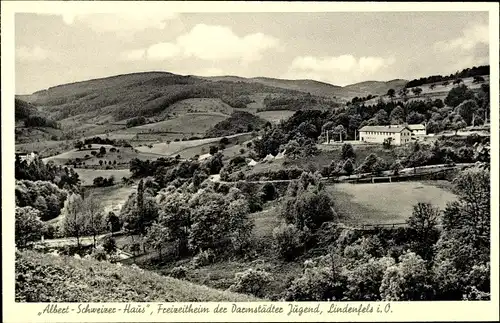 Ak Lindenfels im Odenwald, Albert Schweizer Haus, Freizeitheim d. Darmstädter Jugend