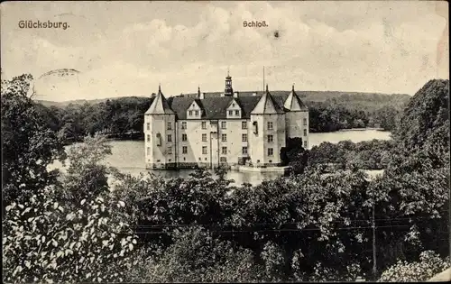 Ak Glücksburg an der Ostsee, Schloss