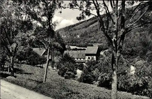 Ak Strümpfelbrunn Waldbrunn Odenwald, Mühle im Oberen Höllgrund