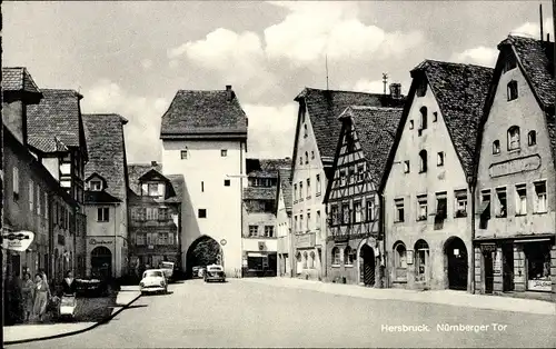 Ak Hersbruck in Mittelfranken, Nürnberger Tor