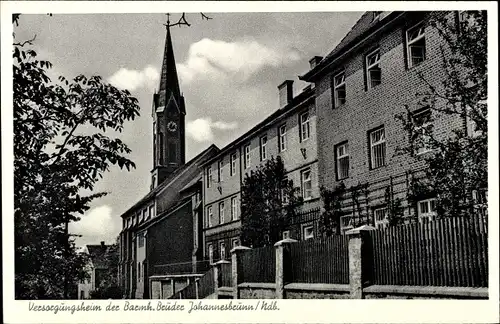 Ak Johannesbrunn Schalkham in Niederbayern, Kloster, Versorgungsheim der Barmh. Brüder