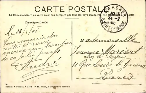 Ak Marnes la Coquette Hauts de Seine, Vue Generale