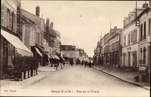 Ak Nangis Seine et Marne, Rue de la Poterie