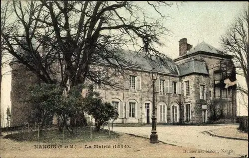 Ak Nangis Seine et Marne, La Mairie