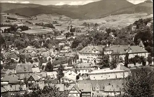 Ak Schmalkalden im Thüringer Wald, Gesamtansicht, Schloss