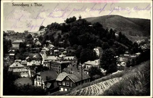 Ak Sonneberg in Thüringen, Panorama