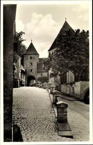 Ak Pappenheim im Altmühltal Mittelfranken, Klosterstraße